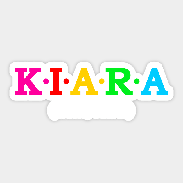 Kiara - Light, Clear Sticker by Koolstudio